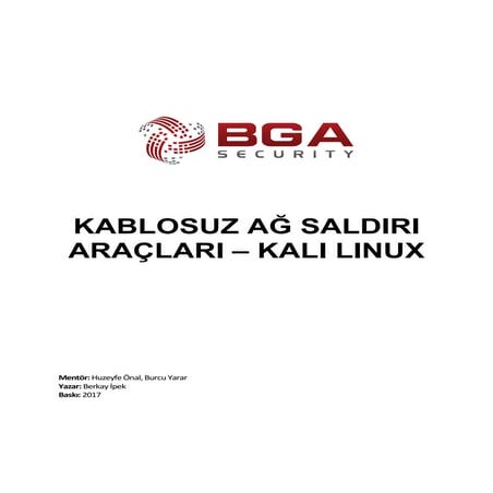 Kablosuz Ağ Saldırı Araçları