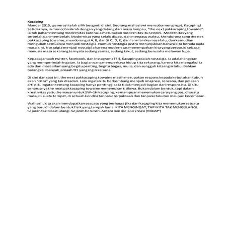 Kacaping | DOCX