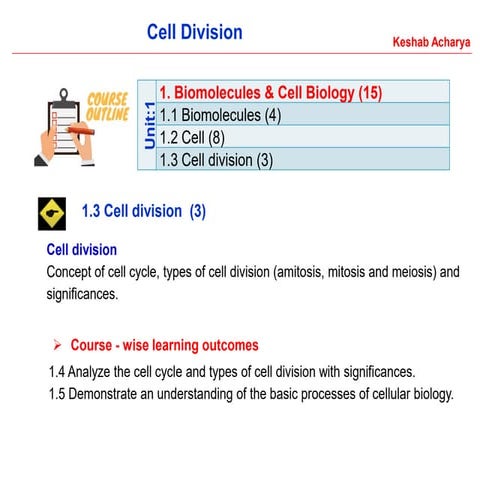 Comprehensive Overview of Cell Division: Processes and Significance in ...