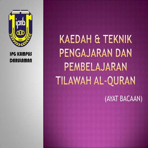 Kaedah al baghdadiah