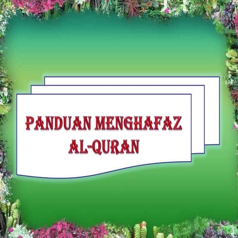 Kaedah menghafaz al quran
