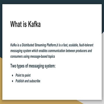 Kafka basics and best prectices