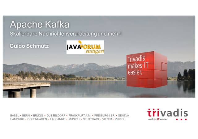 Apache Kafka - Scalable Message-Processing and more !