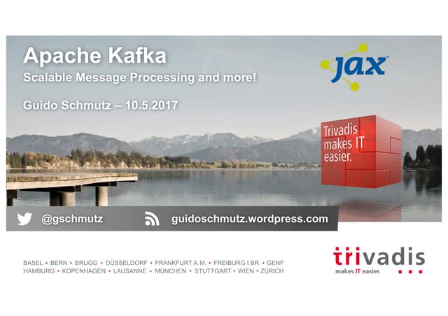 Apache Kafka - Scalable Message-Processing and more !