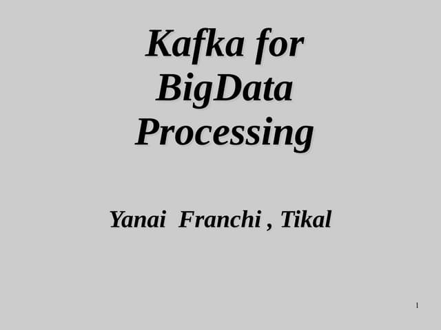 Kafka short