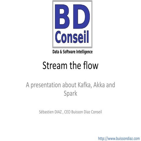 Streaming with Kafka Akka Spark