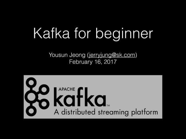 Kafka for begginer