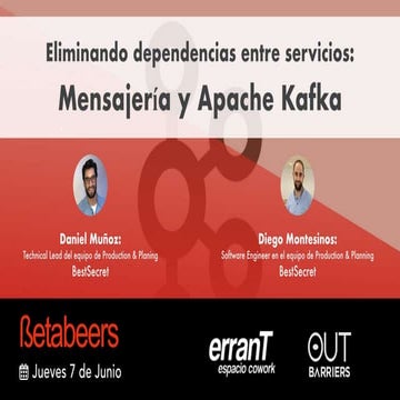 Removing dependencies between services: Messaging and Apache Kafka