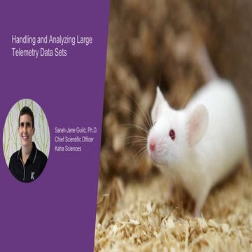 Handling and Analyzing Large Telemetry Data Sets | PPTX