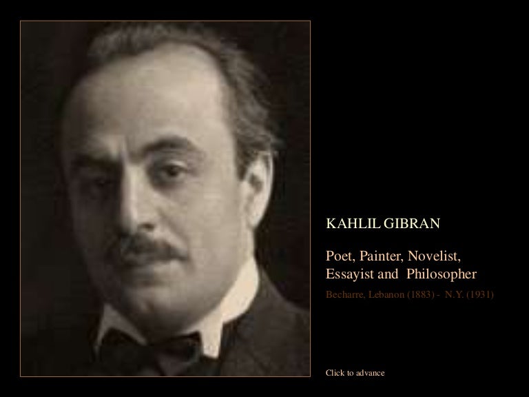 Kahlil gibran