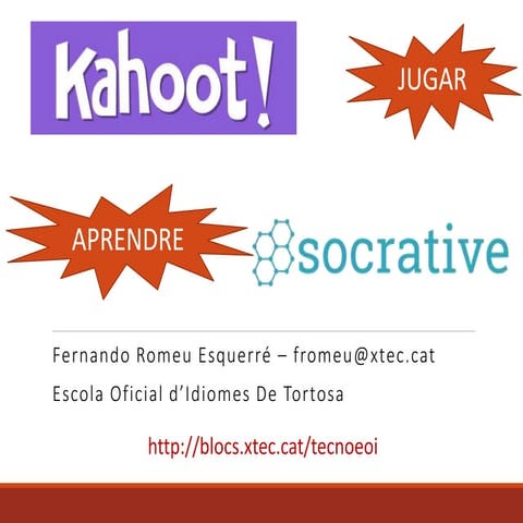 Kahoot i Socrative