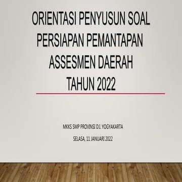 B. PPT PENULISAN SOAL PG .pptx menjadika materi | PPTX
