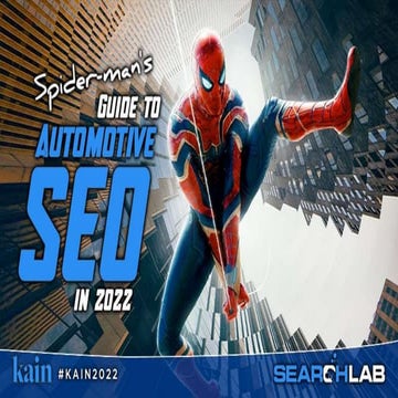 Spider-Man's Guide to Automotive SEO