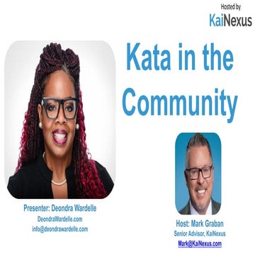 Kata in the Community