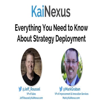 Everything You Need to Know About Strategy Deployment (Lean Methods)