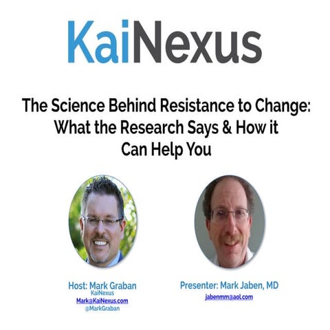 The Science Behind Resistance to Change: What the Research Says & How it  Can...