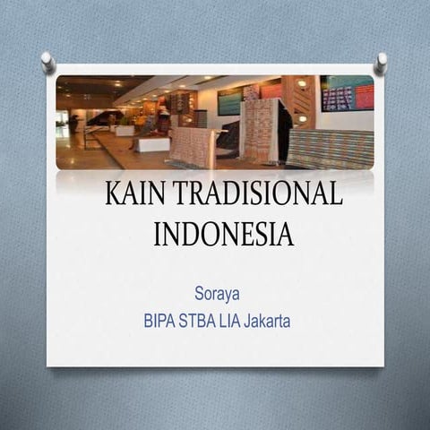 Kain tradisional indonesia