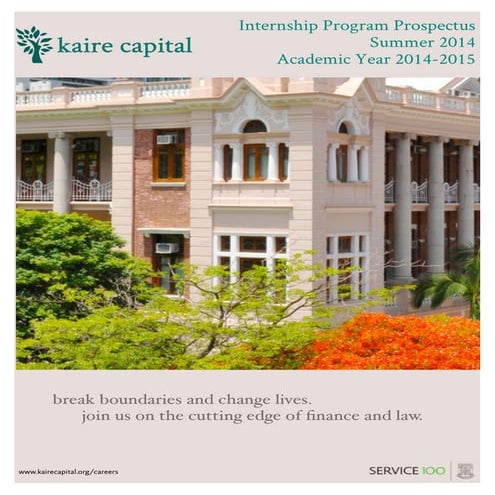 Kaire Capital Intern Brochure 1