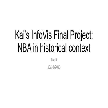 InfoVis Final Project: NBA in historical context