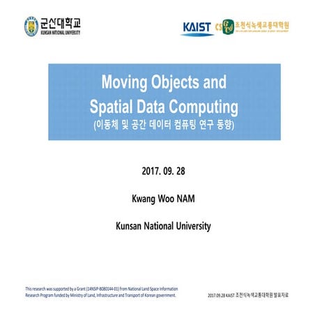 Moving Objects and Spatial Data Computing