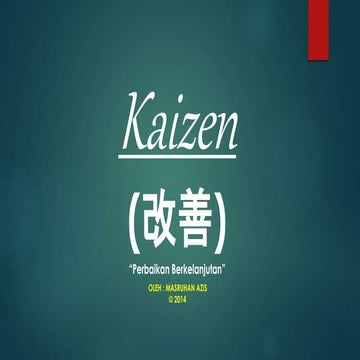 Konsep Kaizen