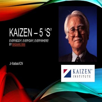 Kaizen   5 's'