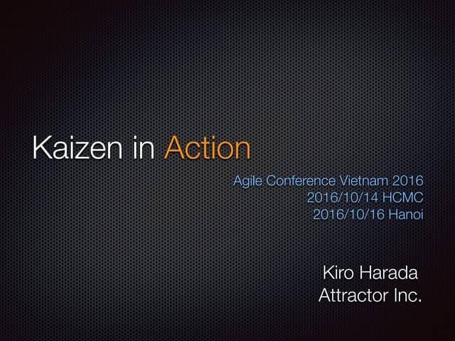 Kaizen in Action