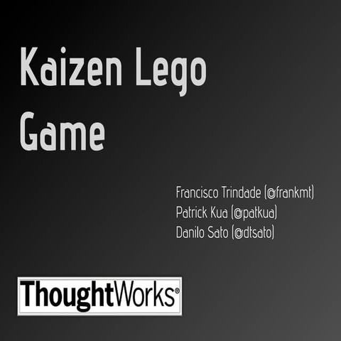 Kaizen Lego Game
