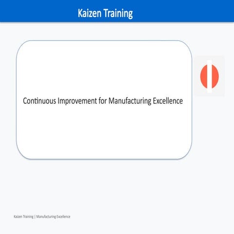 Kaizen Training for Continuous Improvement in Coca-Cola Manufacturing ...