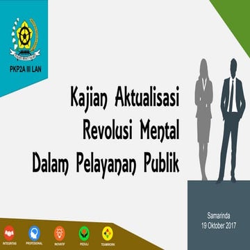 Kajian aktualisasi revolusi mental-PKP2A III LAN 2017