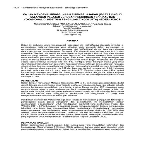 Kajian lain e learning