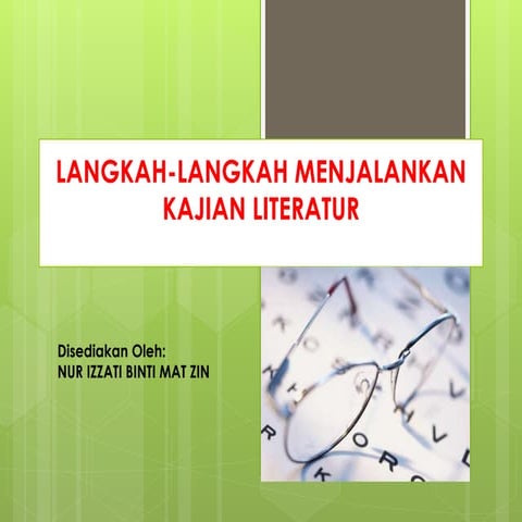 Kajian literatur izzati