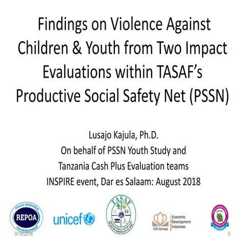 Cash Transfers, Violence & Youth