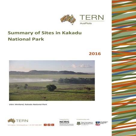 TERN Ecosystem Surveillance Plots Kakadu National Park