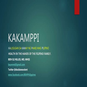 Kalusugan sa Kamay ng Pampilyang Pilipino (KAKAMPPI)