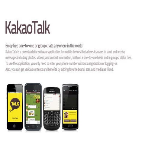 Kakao talk | PPTX