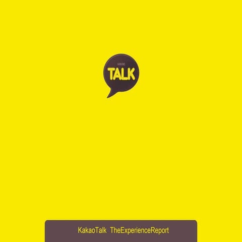 Kakao talk | PPTX