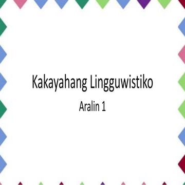 KOMPAN11_Kakayahang Lingguwistiko
