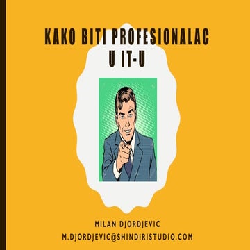 Kako biti profesionalac u IT-u