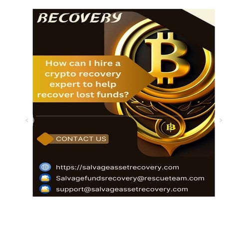 Hire Bitcoin Recovery Experts, A trusted cryptocurrency recovery expert-Consult Salvage Asset Recovery