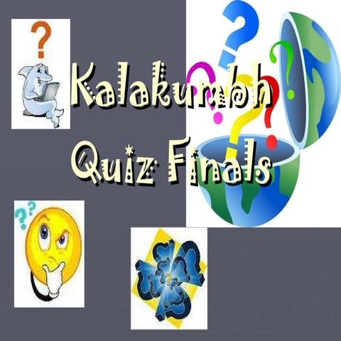 Junior Kalakumbh quiz finals