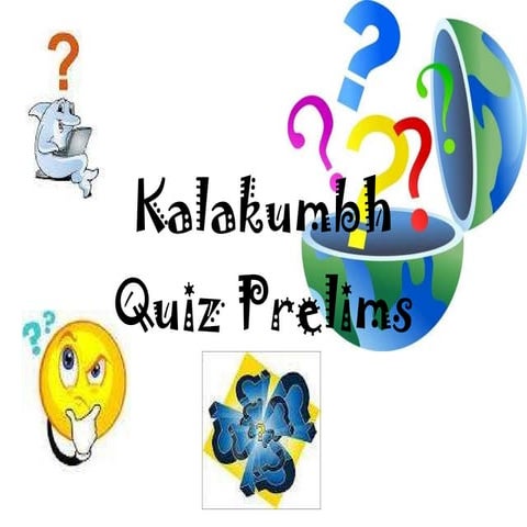 Junior Kalakumbh Prelims Answers