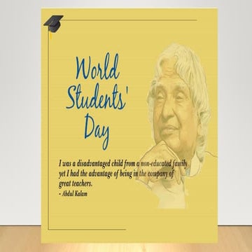 Kalam - WORLD STUDENT'S DAY