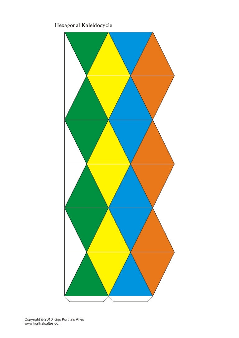 Kaleidocycle 6 color