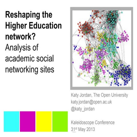 Kaleidoscope conference slides - Academic networking
