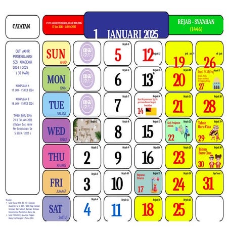 Kalendar Akademik Tahun 2025 2026 Hdh Pptx