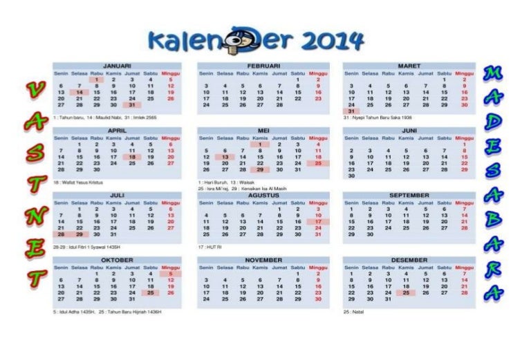 Kalender 2014