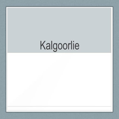 Kalgoorlie mining