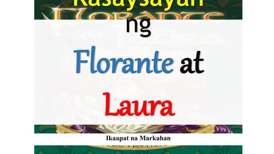 Florante at Laura Filipino 8 MODYUL-1-4TH-KWARTER.pptx