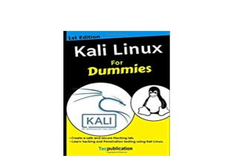 EBOOK_AUDIOBOOK LIBRARY Kali Linux For Dummies 'Full_[Pages]'